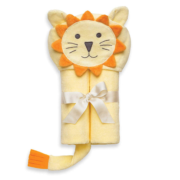 Lion Hooded Baby Bath Wrap