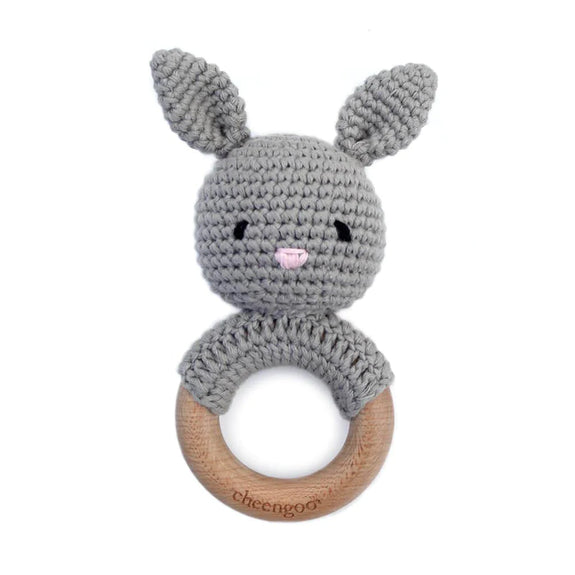 Bunny Rattle Teether
