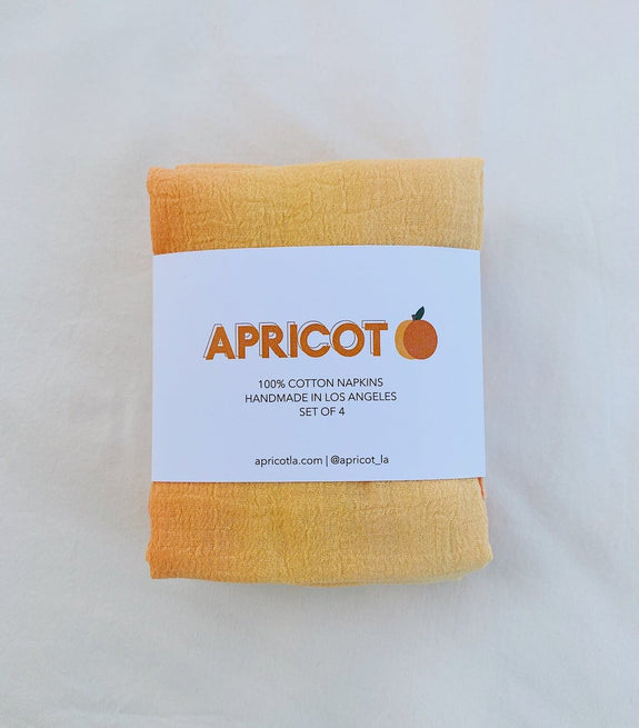 Hand Dyed Napkin Set of 4 - Sunny