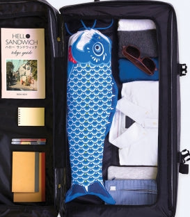 Travel Laundry Bag - Koinobori Blue