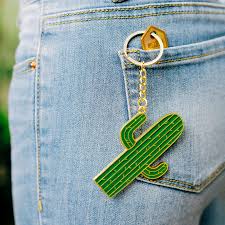 Oversized Keychain - Cactus