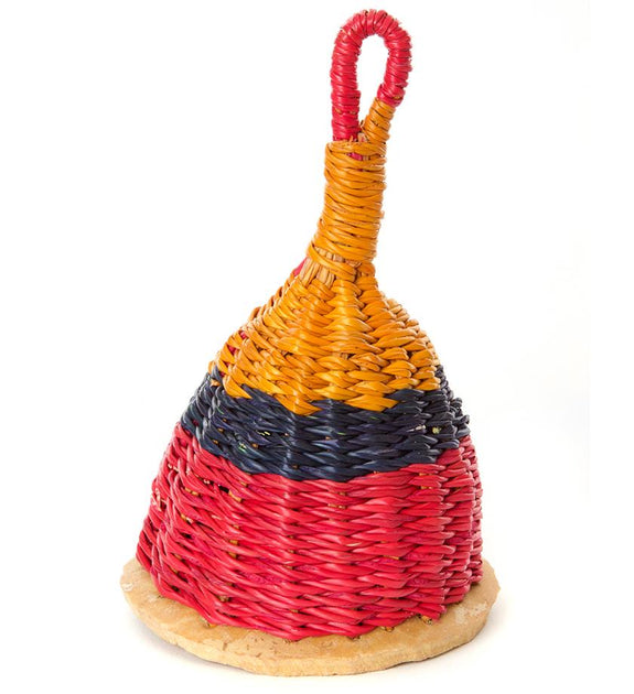 Elephant Grass Maracas Shaker - Purple/Pink/Orange - Various Sizes