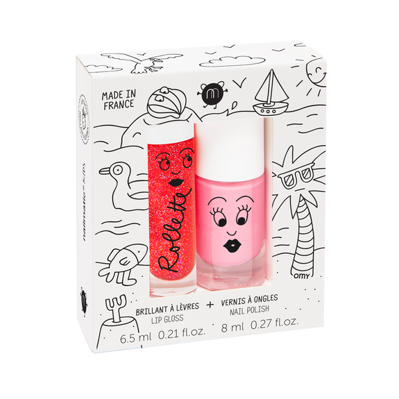 Rollette & Nail Polish Gift Set - Holidays