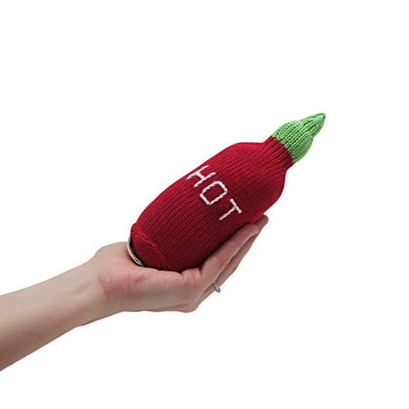 Organic Baby Rattle - Hot Sauce