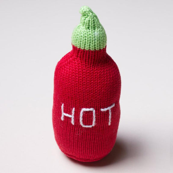 Organic Baby Rattle - Hot Sauce