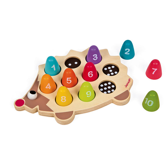 I Wood Learn-To-Count Hedgehog