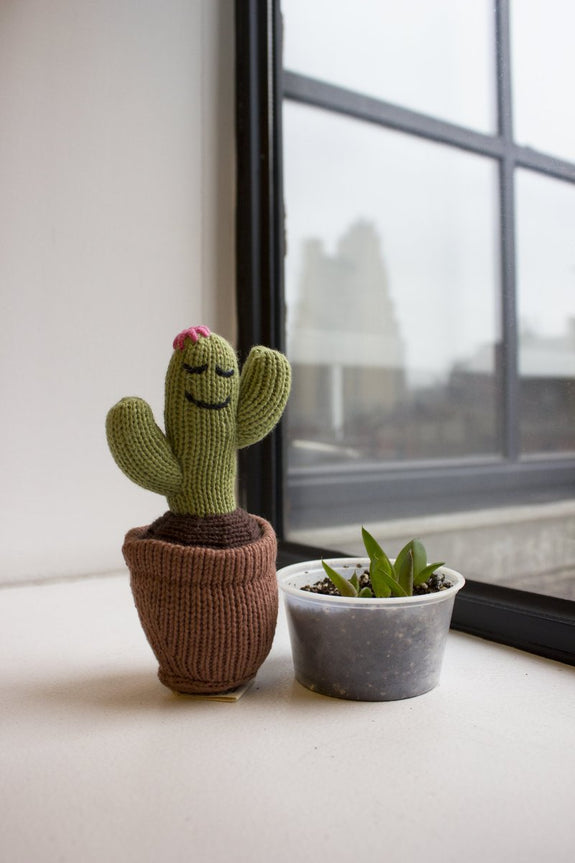 Organic Baby Rattle - Cactus