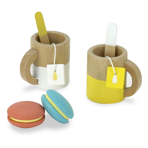 Wooden Tea Service Set