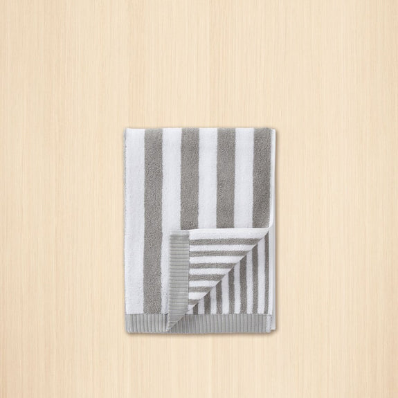 Kaksi Raitaa Hand Towel Grey