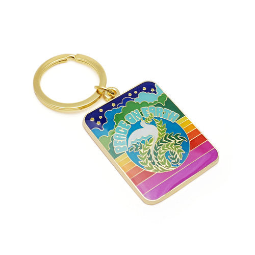 Peace On Earth Keychain
