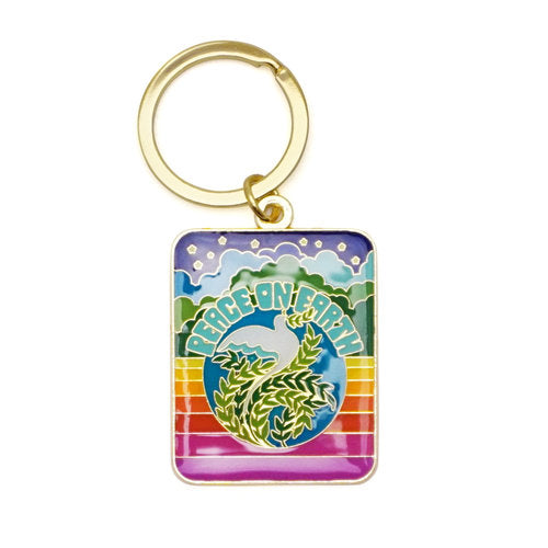 Peace On Earth Keychain