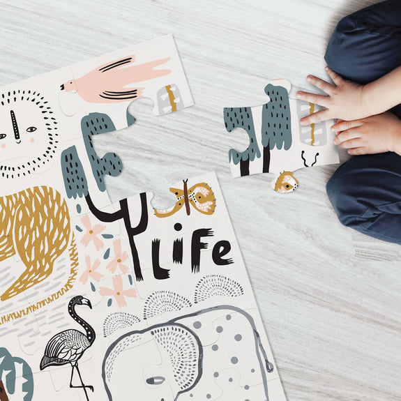 Large Floor Puzzle - Wild Life