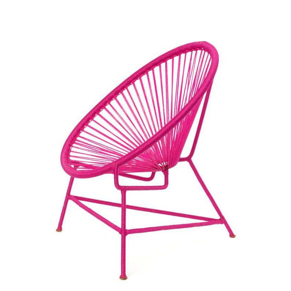 Senegal Nest Egg Child's Chair - Fuchsia