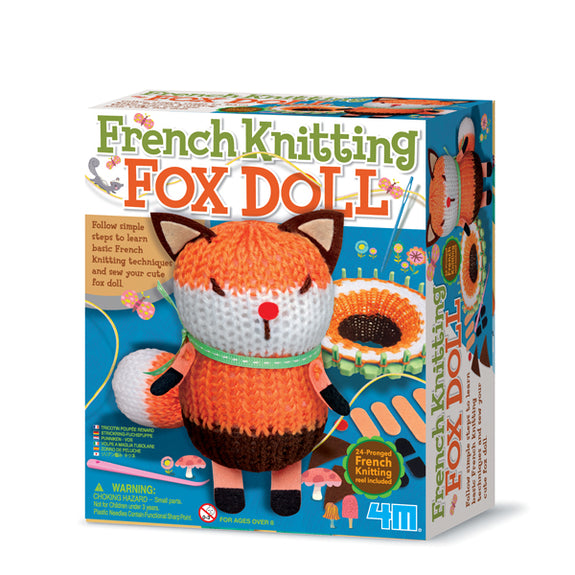 French Knitting Fox Doll Kit
