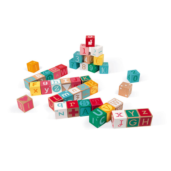 Kubix Letters + Numbers Blocks