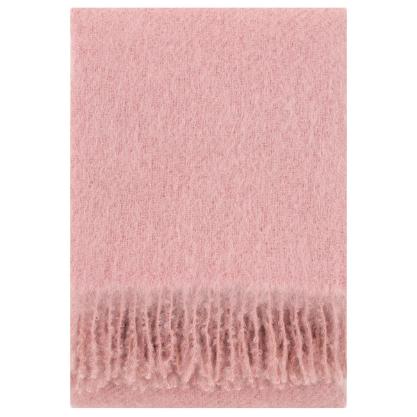 SAAGA UNI Mohair Blanket (Rose)
