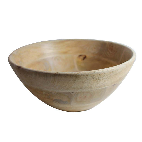 Large Natural Mango Wood Bowl