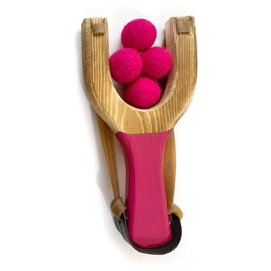 Wooden Slingshot - Raspberry