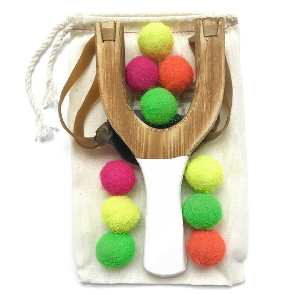 Wooden Slingshot - White