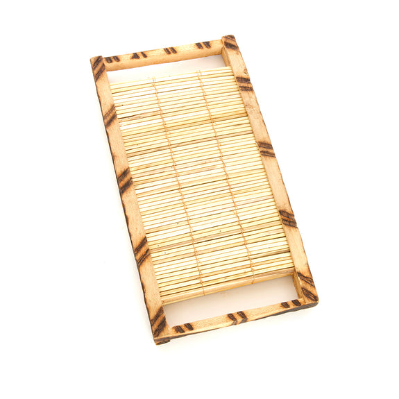Medium Burned Wood and Nile Grass Rain Maker Shaker