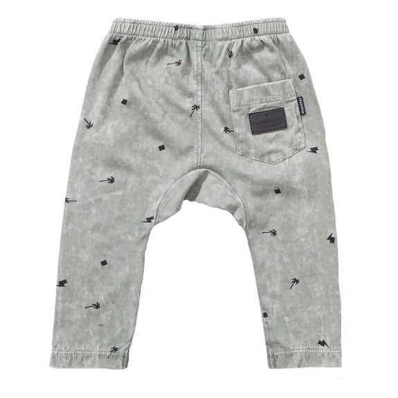Palm Fetti Pants Washed Olive
