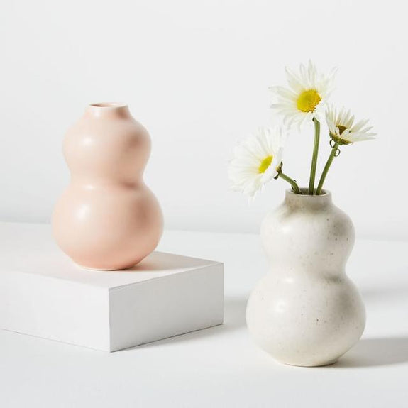 Lotta Vase - Speckled Cream