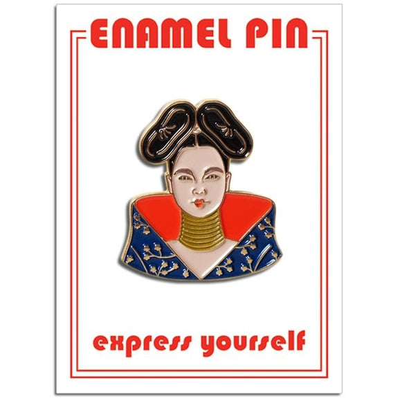 Found Enamel Pin Bjork
