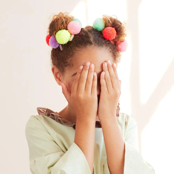 Pompom Unicorn Hair Clips