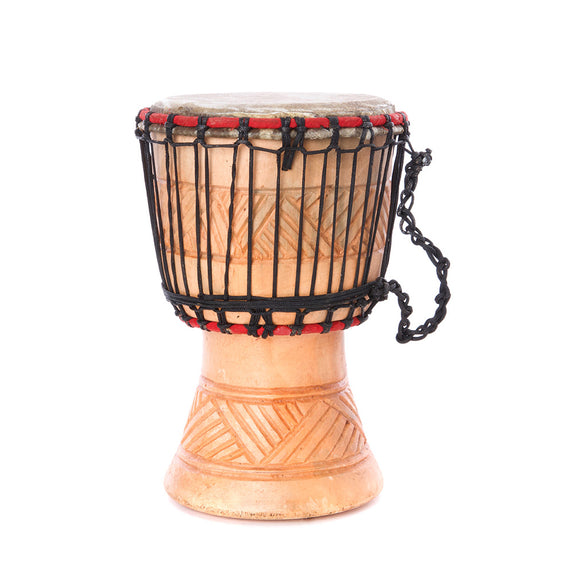 Medium All Natural Ghanaian Djembe Hand Drum