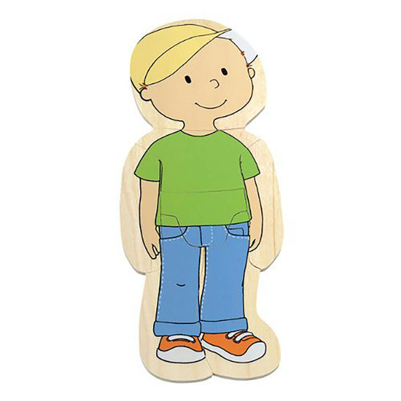 Your Body - Boy - 5 Layer Puzzle