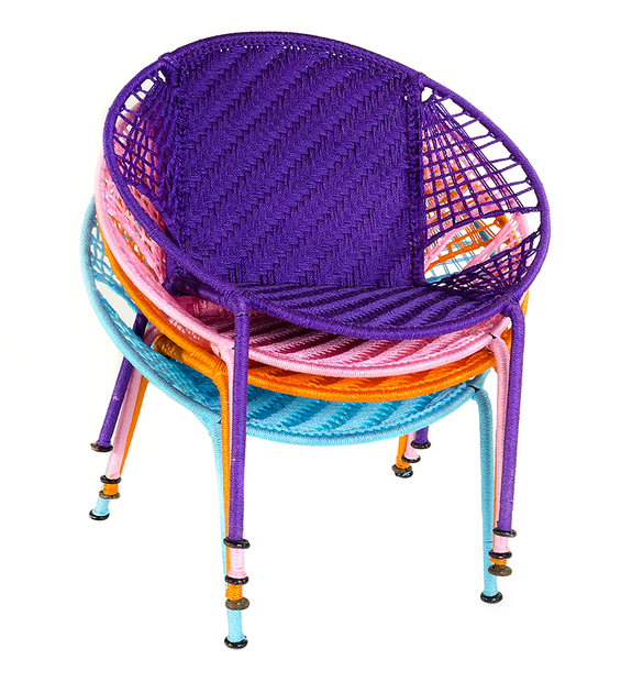Petit Peekaboo Chair - Blue