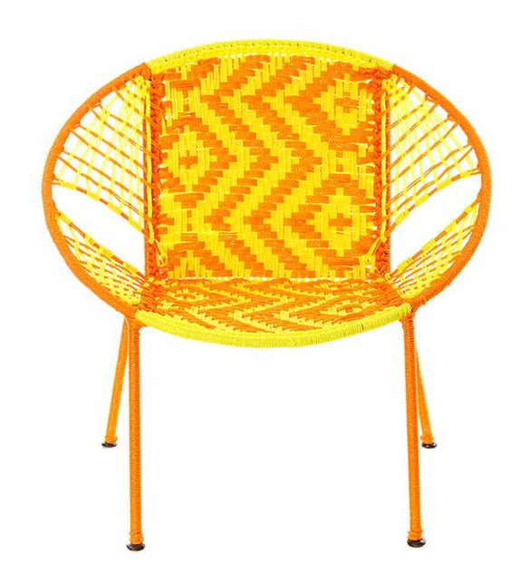 Petiti Peekaboo Chair -Yellow/Orange