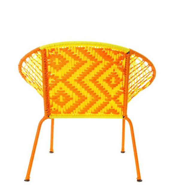 Petiti Peekaboo Chair -Yellow/Orange
