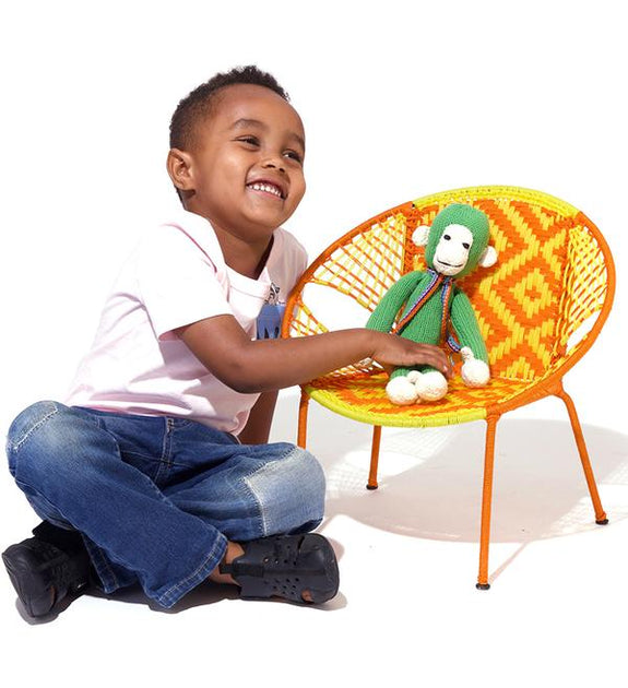 Petiti Peekaboo Chair -Yellow/Orange