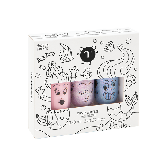 Nail Polish Set of 3 - Mermaid