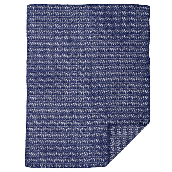 Sumba Eco Wool Baby Blanket Blue