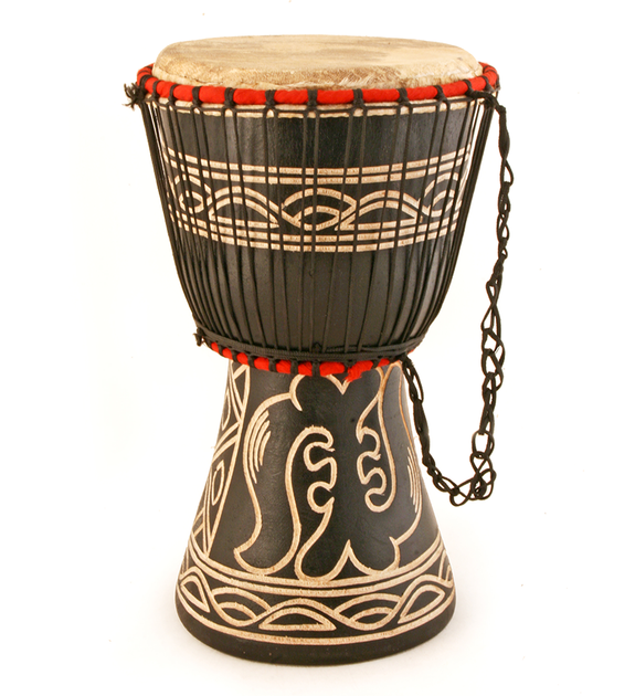 Ghanaian Djembe Hand Drum - Large