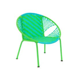 Petit Peekabo Chair - Green/Aqua