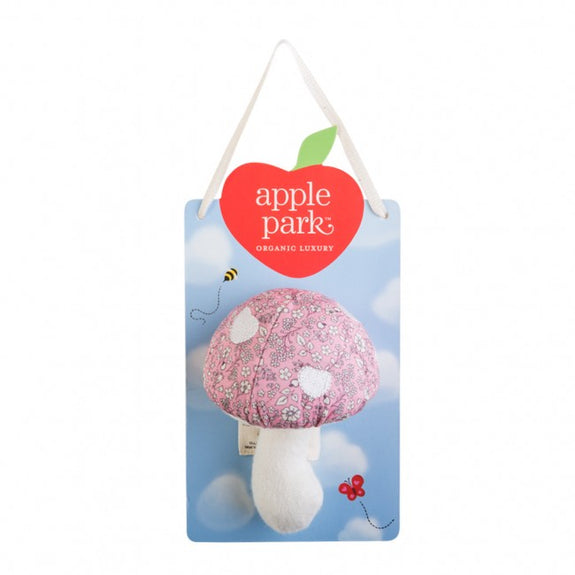 Mushroom Rattle Pink Floral