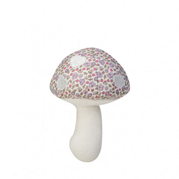 Mushroom Rattle Purple/Garden