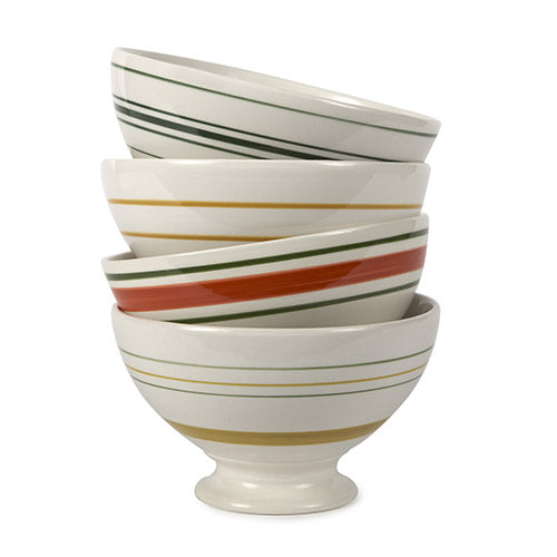 Vintage Stripe Bowl (comes in assorted colors)