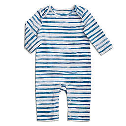 Water Stripe LS Coverall - Ocean