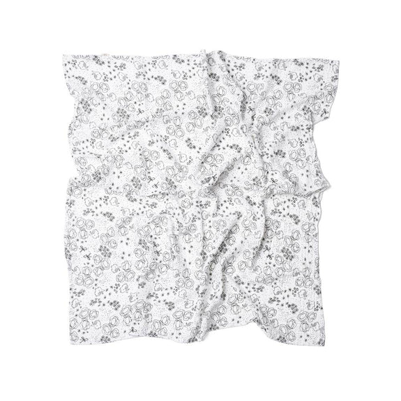 Organic Muslin Swaddle - Bunnies