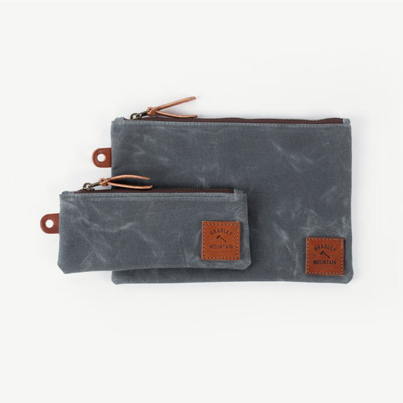 Pencil Zip Pouch - Charcoal